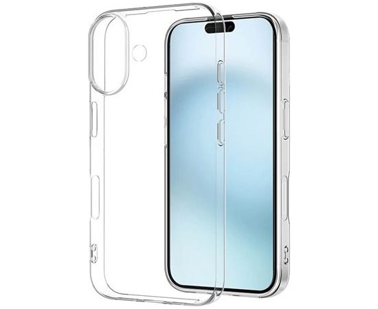 Fusion Ultra Back Case 2 mm Izturīgs silikona aizsargapvalks Apple iPhone 16 caurspīdīgs