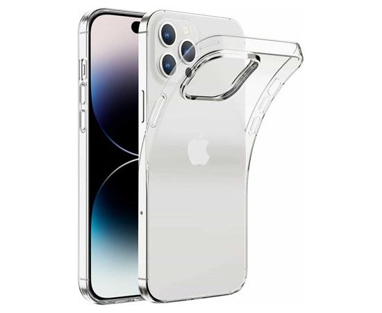 Fusion Ultra Back Case 2 mm Izturīgs silikona aizsargapvalks Apple iPhone 16 Pro caurspīdīgs