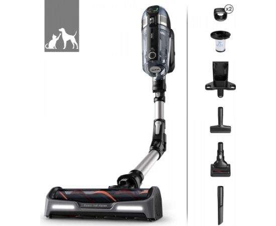 Tefal TY99A X-Force Flex 14.60 Auto^ Animal Care, melna - Bezvadu putekļu sūcējs