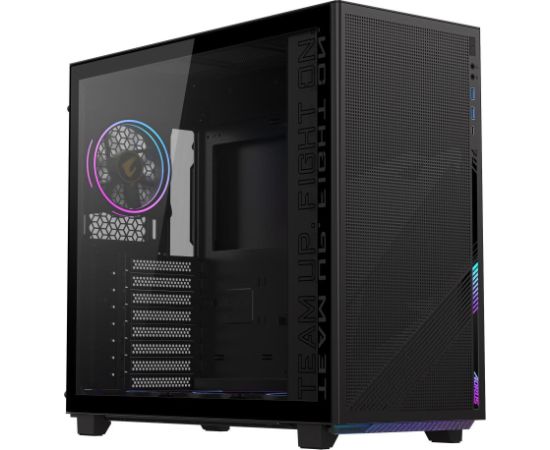 Case GIGABYTE AORUS C400 GLASS MidiTower Case product features Transparent panel ATX MicroATX MiniITX Colour Black GB-AC400G