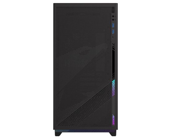 Case GIGABYTE AORUS C400 GLASS MidiTower Case product features Transparent panel ATX MicroATX MiniITX Colour Black GB-AC400G