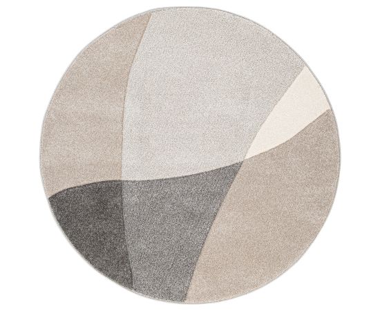 Carpet DIXIE CARVED-1, D160cm, grey/beige