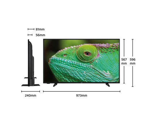 Televizors Lenco LED-4353BK 43" 4K Android-Smart-TV