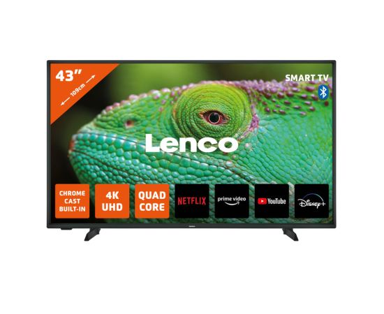 Televizors Lenco LED-4353BK 43" 4K Android-Smart-TV