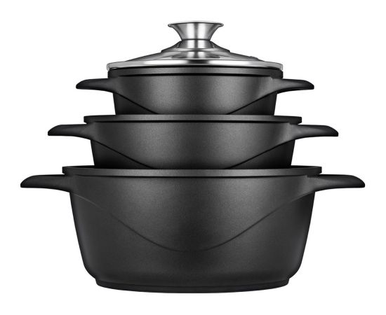 Smile MGK-18 soup pot Black Aluminium