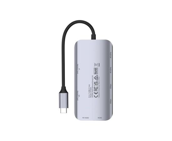 UNITEK ACTIVE HUB USB-C 2X HDMI,SD,4K,RJ45,PD 100W