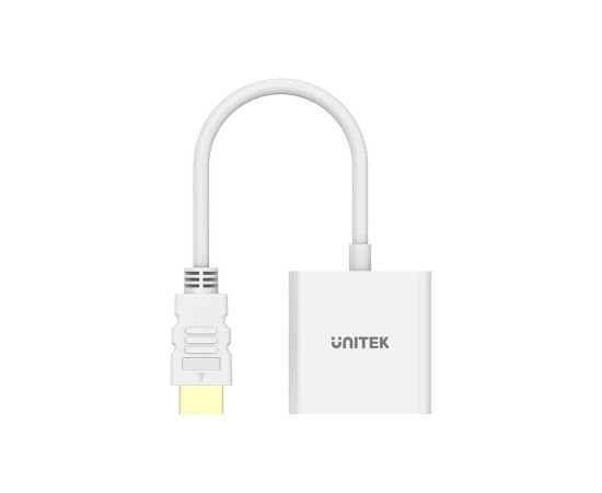 UNITEK ADAPTER HDMI - VGA, FULLHD 60HZ, WHT, M/F