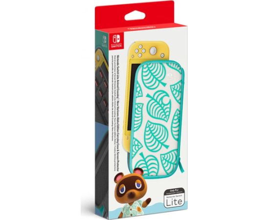 Nintendo NSW Nintendo Switch Lite Carrying Case (Animal Crossing: New Horizons Edition)  Screen Protector