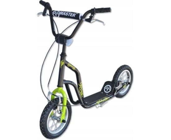 Hulajnoga Master Ride Black 12 Wielokolorowy (MAS-S010-blackgreen)