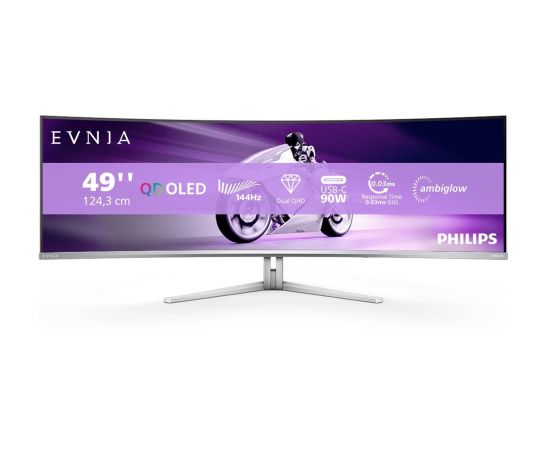 Philips 49M2C8900L/00 Evnia 8000 48.8" OLED Monitor Gaming Curved 5120x1440 144Hz