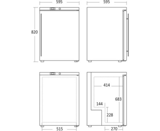 Scandomestic Refrigerator Scancool SK145