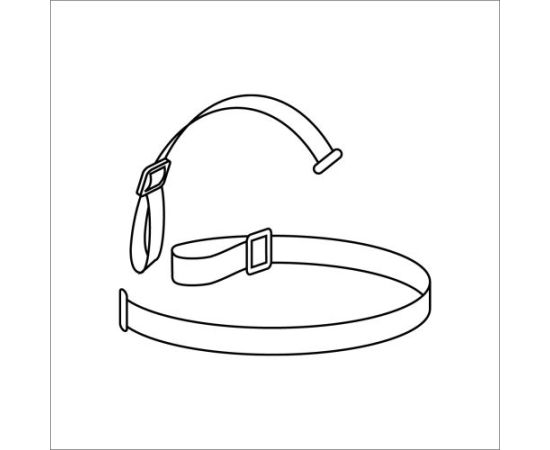 Petzl Myolite/Duo Spare Headband / Melna