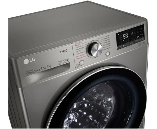 LG F2DV5S8S2PE 500.sērijas 8.5/5kg veļas mašīna ar žāvētāju Turbowash Steam WiFi 1200rpm