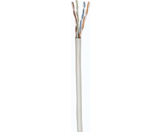 Intellinet Network Bulk Cat6 Cable, 23 AWG, Solid Wire, 305m, Grey, Copper, U/UTP, Box