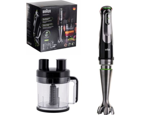 Braun MultiQuick 9 MQ 9195XLI 2 L Immersion blender 1200 W Black, Stainless steel