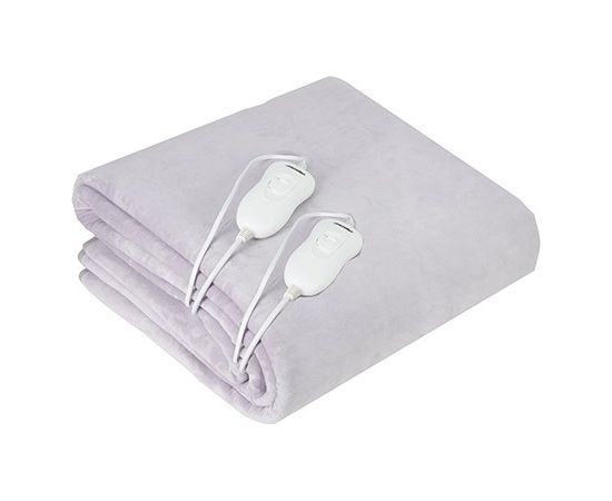 Adler AD 7426 electric blanket Electric bed warmer 60 W Grey Fleece,Polyester