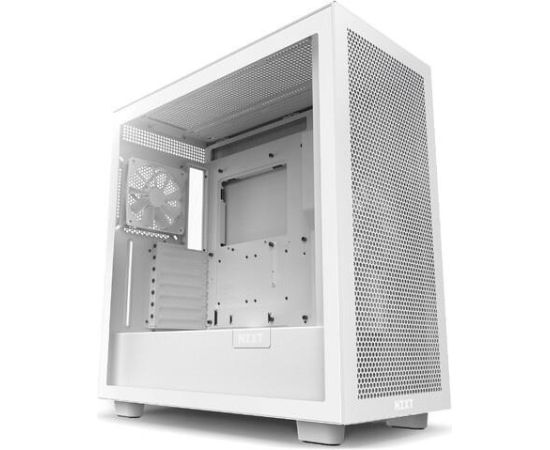 Case NZXT H7 Flow MidiTower ATX EATX MicroATX MiniITX Colour White CM-H72FW-01