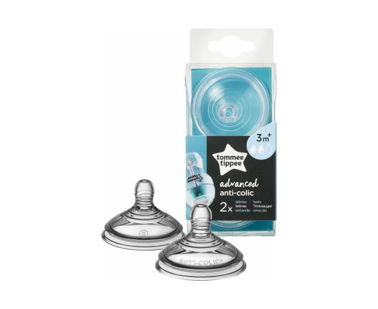 Tommee Tippee teat medium flow anti-colic 2pcs 42112853