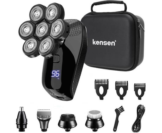 Kensen 5-in-1 Elektriskais skuveklis ar 7d galvu