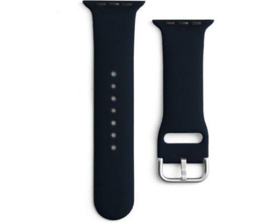 iLike   Strap APS Silicone Watch Band 8/7/6/5/4/3/2 / SE (41/40 / 38mm) Strap Watchband Black