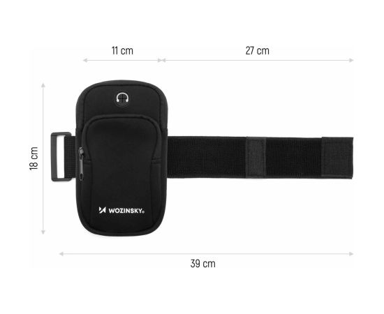 Wozinsky running phone armband black (WABBK1)