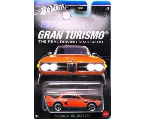 Mattel Hot Wheels® Grand Turismo - 73 BMW 3.0 CSL Race Car (HRV63)