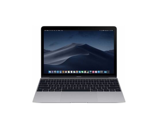 Apple MacBook 2017 Retina 12" - Core M3 1.2GHz / 8GB / 256GB SSD - Space Gray (Atjaunināts, stāvoklis Ļoti labi)