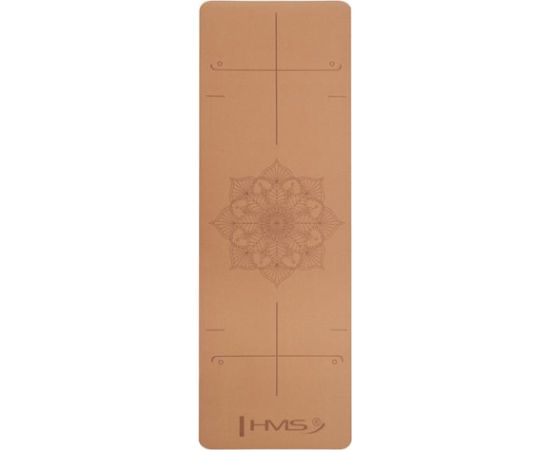 Jogas paklājiņš korķa pārklājums YM11 YOGA MAT TPE CORK HMS