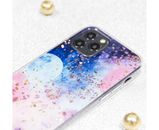 Fusion Gold Glam Galactic silikona vāciņš priekš Iphone 13 Pro