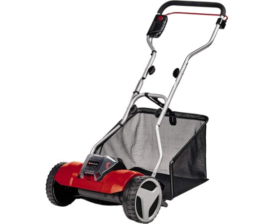 Einhell cordless cylinder mower GE-HM 18/38 Li-Solo, 18V (red/black, without battery and charger)