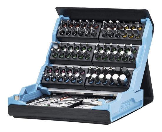 Hazet SmartCase bit set 2200SC-3, 96 pieces (black/blue, 1/4 )