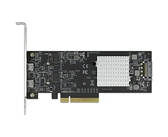 DeLOCK PCIe x8> 2xext. USB 20 Gbps USB-C - 89009