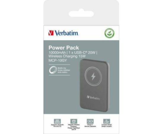 Verbatim 32244 Powerbank Magnētiska Ārējās Uzlādēs Baterija 5000mAh