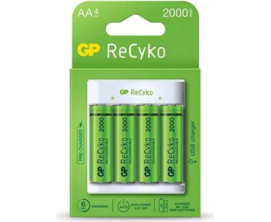 GP B51414 USB Зарядное устройство для Батареек 4 x AAA 2000mAh