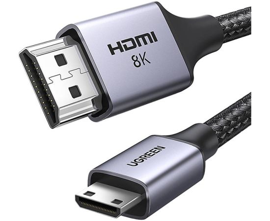 UGREEN Mini HDMI Cable 4K60Hz 2m 8k(black) HD163 15515