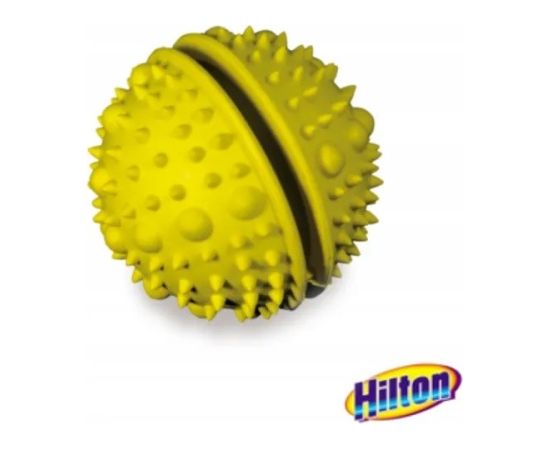 HILTON Spiked Ball 7.5cm in Flax Rubber - Dog Toy - 1 piece