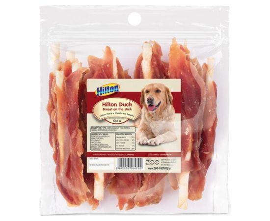 HILTON Duck Breast on the stick - dog chew - 500g