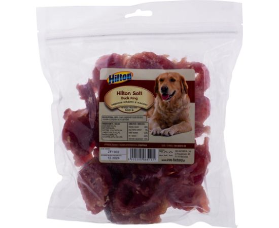 HILTON Soft duck rings - Dog treat - 500 g