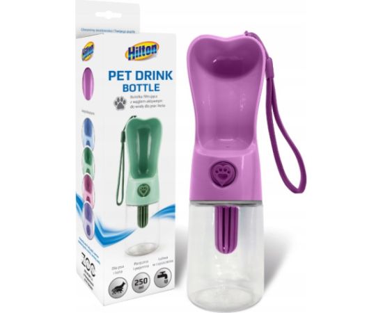 HILTON Pet Drink Bottle-Butelka z filtrem do picia 250ml dla psa i kota