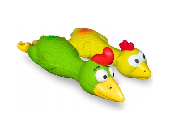 HILTON Chicken in Flight 18cm latex dog toy - 1 piece