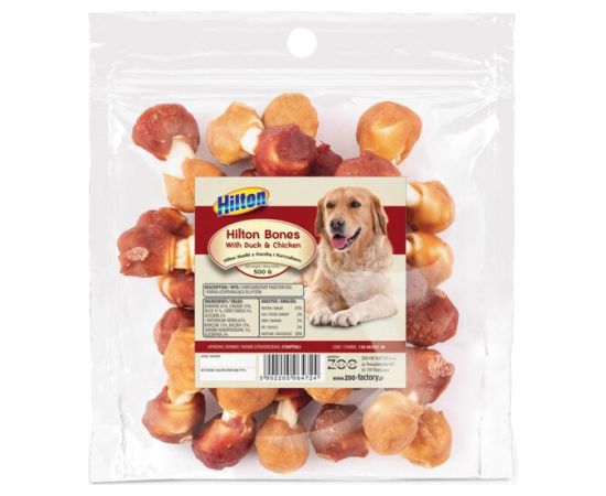 HILTON Bones with duck and chicken - dog chew - 500g