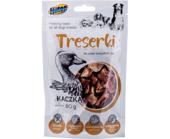 HILTON Treaning treats Duck - Dog treat - 80g