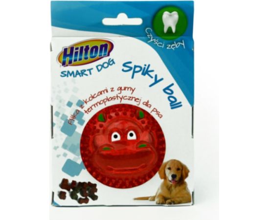 HILTON Dog Spiky Ball mix kolor piłka z kolcami  8cm dla psa