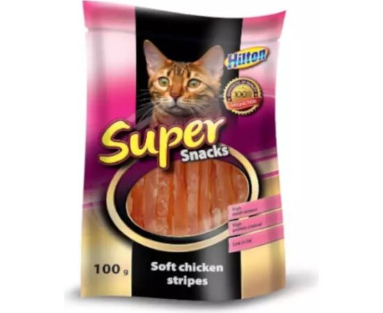 HILTON Soft chicken stripes - cat treats - 100g