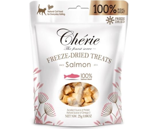 CHERIE Freeze-dried salmon pieces - cat treats - 30g