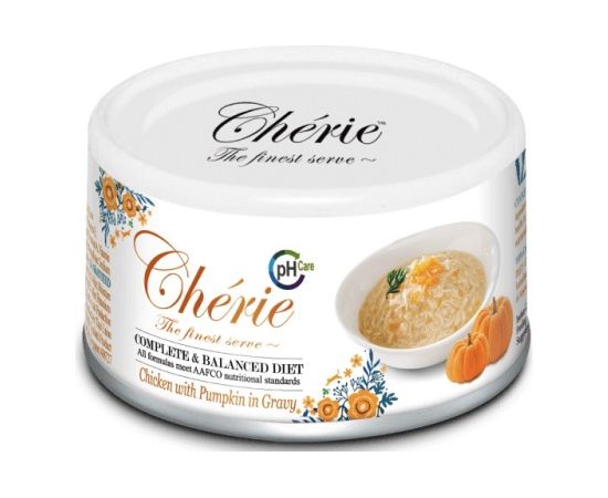 CHERIE Chicken with pumpkin - wet cat food - 80g