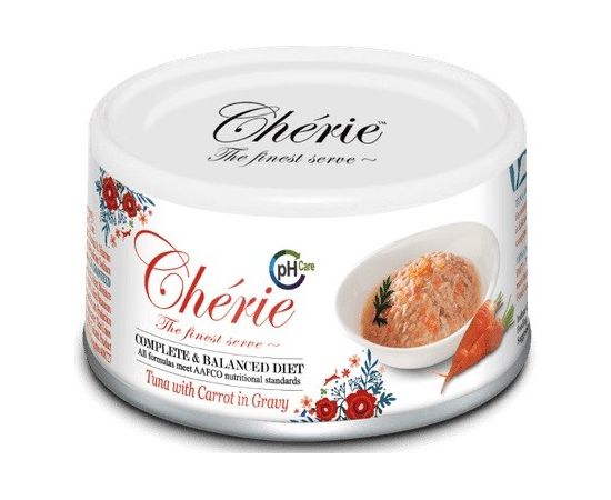 CHERIE Tuna with carrots - wet cat food - 80g