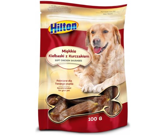 HILTON Soft chicken sausages - dog treat - 100g