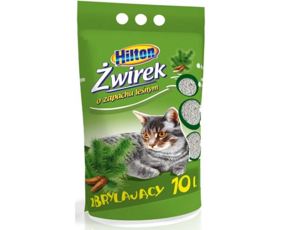 HILTON bentonite clumping forest cat litter - 10 l