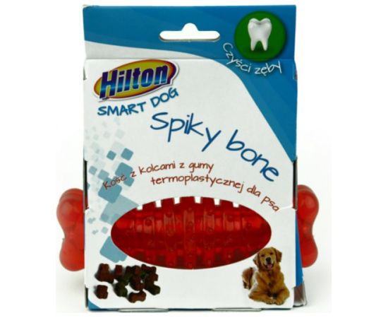 HILTON Dog spiky bone - Dog toy - 12 cm